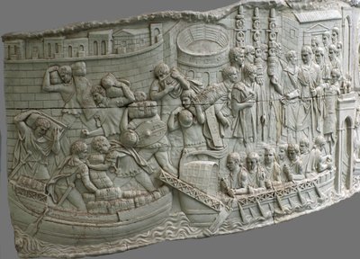 Galery rzymskie. Płaskorzeźba kolumny Trajansa, I-II wiek autorstwa Classical Antiquities