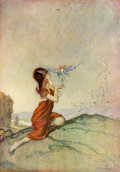 Zaklęcie dla wróżki, 1914. autorstwa Claude Allin Shepperson