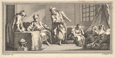 Kupiec niewolników, 1746-47. autorstwa Claude Augustin Duflos