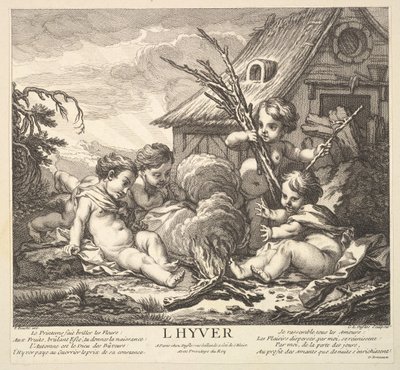 Zima 1735-86. autorstwa Claude Augustin Duflos