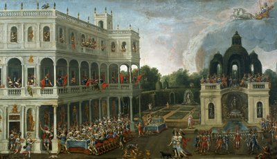 Bankiet Amazonek, Claude Deruet (1588-1660) autorstwa Claude Deruet