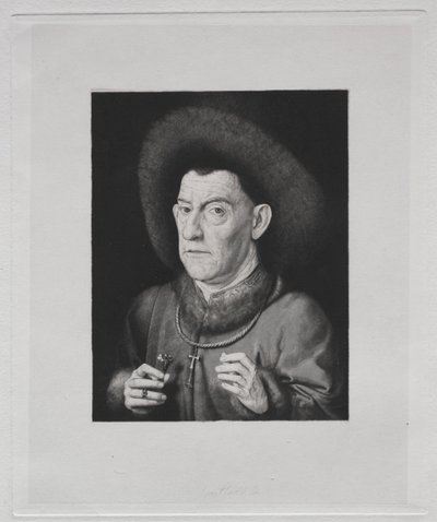 Mężczyzna z różowym autorstwa Claude Ferdinand Gaillard