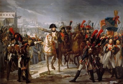 Przemówienie Napoleona do 2. Korpusu Wielkiej Armii przed atakiem na Augsburg 12 października 1 autorstwa Claude Gautherot
