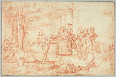 Bachanalia autorstwa Claude Gillot