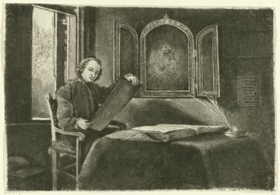 Portret Ponce-François Copette jako Abraham Francen autorstwa Claude Henri Watelet