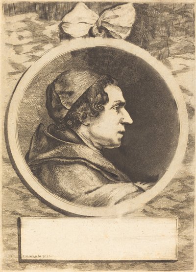 Portret opata autorstwa Claude Henri Watelet after Charles Nicolas Cochin II
