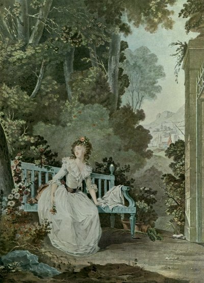 Madame Dugazon autorstwa Claude Jean Baptiste after Hoin