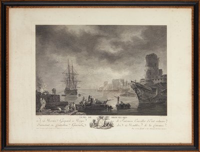 Francuskie ryciny na stali autorstwa Claude Joseph (after) Vernet