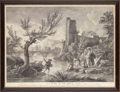 Francuskie ryciny na stali autorstwa Claude Joseph (after) Vernet
