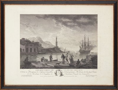 Francuskie ryciny na stali autorstwa Claude Joseph (after) Vernet