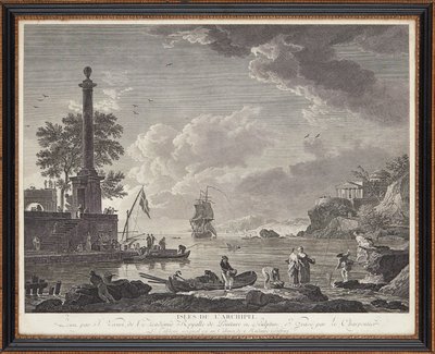 Francuskie ryciny na stali autorstwa Claude Joseph (after) Vernet