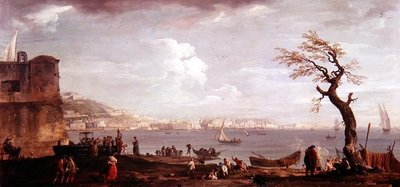 Zatoka Neapolitańska od południa autorstwa Claude Joseph Vernet