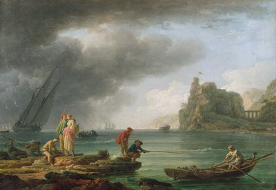 Scena na wybrzeżu autorstwa Claude Joseph Vernet