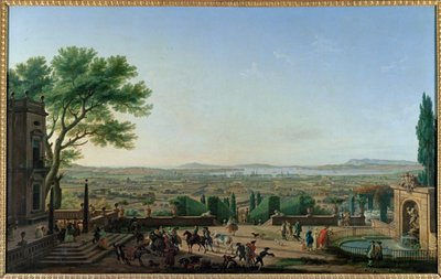 Miasto i port w Tulonie ... autorstwa Claude Joseph Vernet