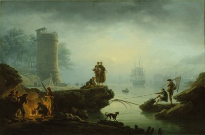 Poranek autorstwa Claude Joseph Vernet