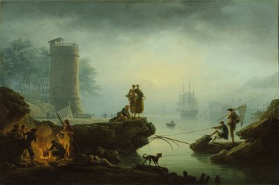 Poranek autorstwa Claude Joseph Vernet