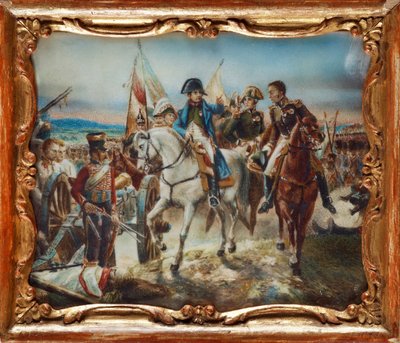 Napoleon w bitwie pod Friedland autorstwa Claude Joseph Vernet