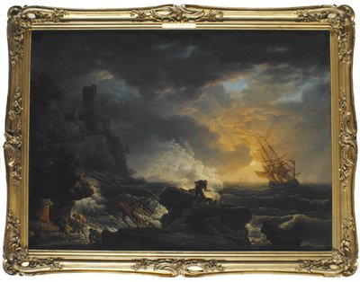 Wrak statku autorstwa Claude Joseph Vernet