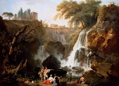 Kaskada w Tivoli autorstwa Claude Joseph Vernet