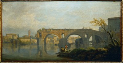 Ponte Rotto, Rzym ... autorstwa Claude Joseph Vernet