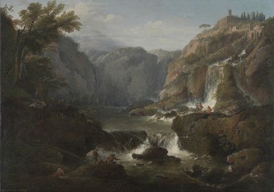 Wodospady w Tivoli, 1737 autorstwa Claude Joseph Vernet