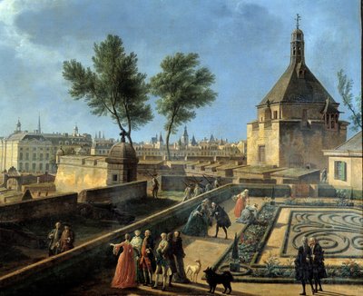 Claude-Joseph Vernet. Port w Marsylii. Muzeum Marynarki Wojennej w Paryżu autorstwa Claude Joseph Vernet
