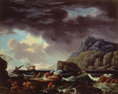 Nieznany obraz autorstwa Claude Joseph Vernet