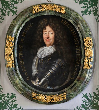 Portret Rogera Bussy-Rabutina. Zamek Bussy-Rabutin. autorstwa Claude Lefebvre