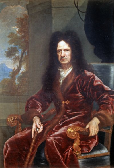 Portret Andre Le Notre autorstwa Claude Lefebvre