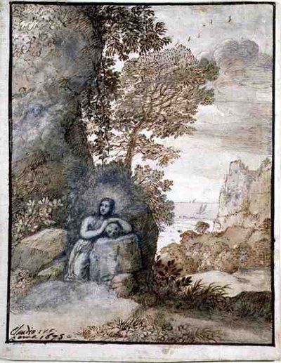 Krajobraz z Magdaleną autorstwa Claude Lorrain