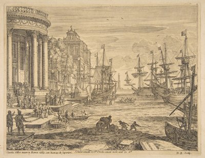 Zaokrętowanie św. Urszuli, 1665. autorstwa Claude Lorrain