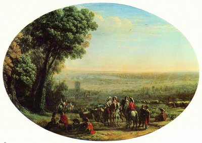 Francuski: Oblężenie La Rochelle przez Ludwika XIII Oblężenie La Rochelle przez Ludwika XIII, 1628 r. autorstwa Claude Lorrain