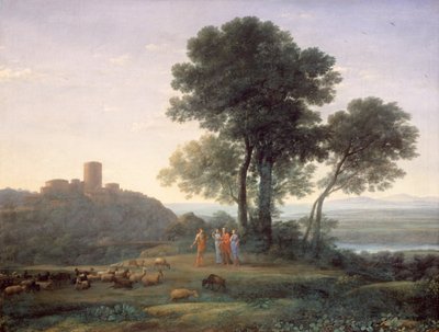 Jakub z Labanem i jego córkami autorstwa Claude Lorrain