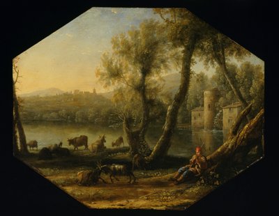 Krajobraz pasterski autorstwa Claude Lorrain