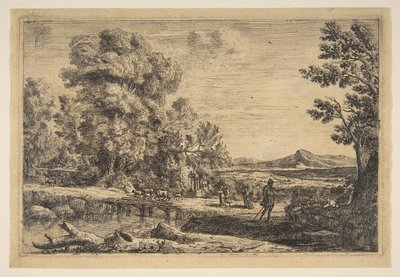 Rebeka i Eliezer, ca. 1638-41. autorstwa Claude Lorrain