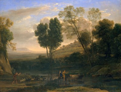 Wschód słońca, ok. 1646-47 autorstwa Claude Lorrain