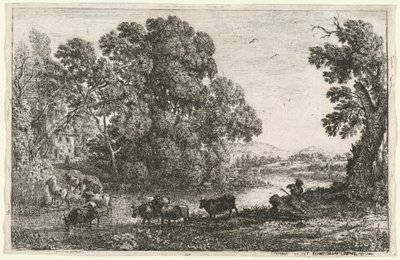 Pasterz (Le bouvier) autorstwa Claude Lorrain