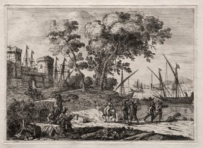 Rysownik autorstwa Claude Lorrain