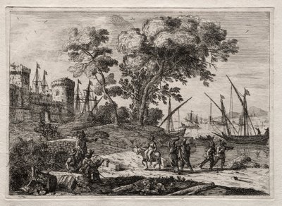 Rysownik. autorstwa Claude Lorrain