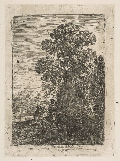 Pasterz i Pasterka, ca. 1630. autorstwa Claude Lorrain