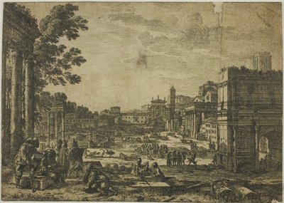 Forum Romanum autorstwa Claude Lorrain