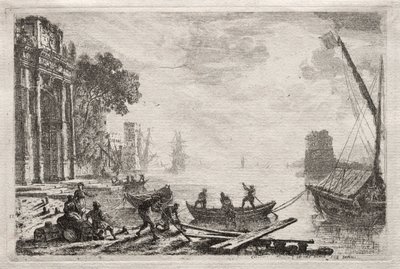 Zachód słońca autorstwa Claude Lorrain