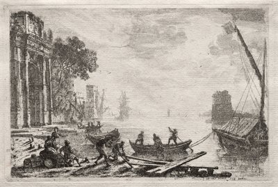 Zachód słońca, 1634. autorstwa Claude Lorrain