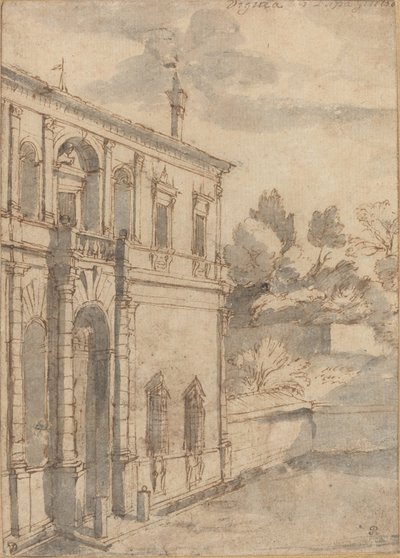 Willa Papieża Juliusza autorstwa Claude Lorrain