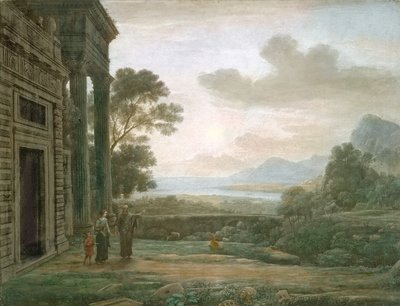 Wypędzenie Hagar, 1668 autorstwa Claude Lorrain