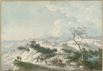 Drugi widok na okolicę Agrigento autorstwa Claude Louis Chatelet