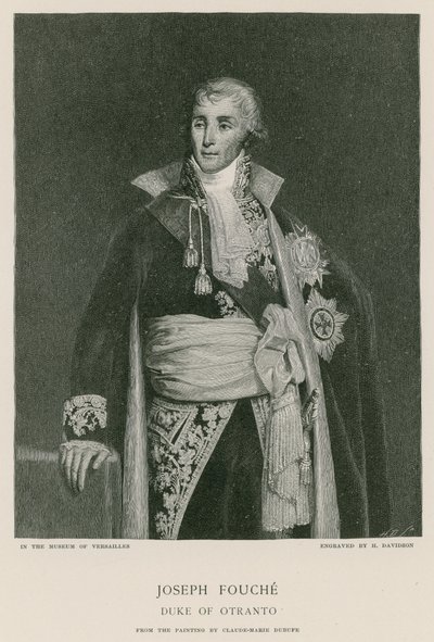 Joseph Fouche, książę Otranto autorstwa Claude Marie Dubufe