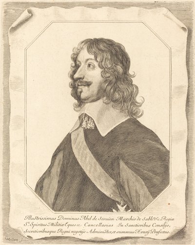 Abel Serwiański autorstwa Claude Mellan