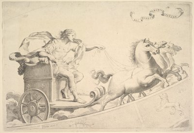 Alegoria na cześć Ludwika XIV. autorstwa Claude Mellan