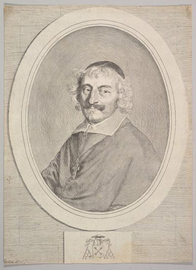 Alfonsa III Delbène, biskupa Orleanu. autorstwa Claude Mellan